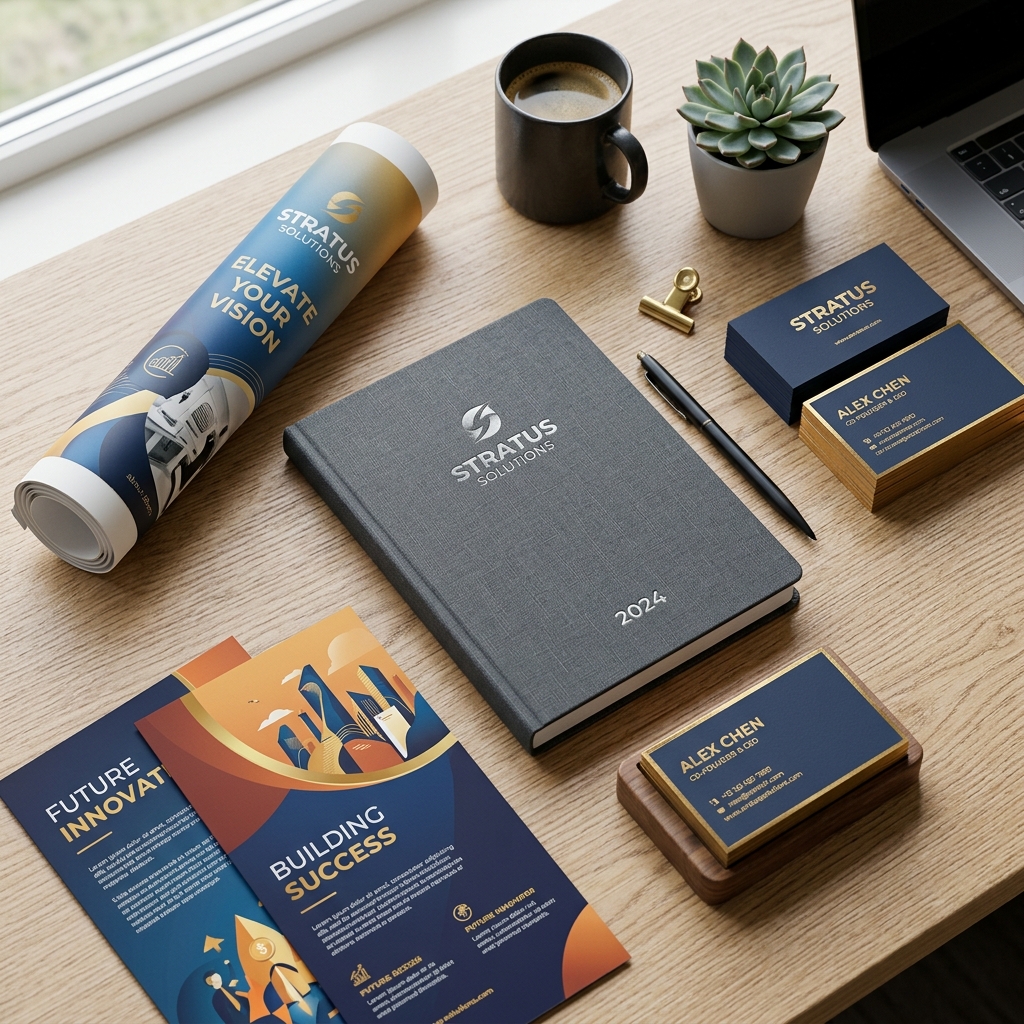 Materiais gráficos personalizados